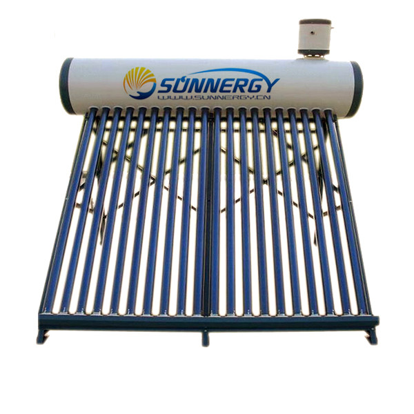 Compact Unpressurized Galvanized Steel Solar Water Heater